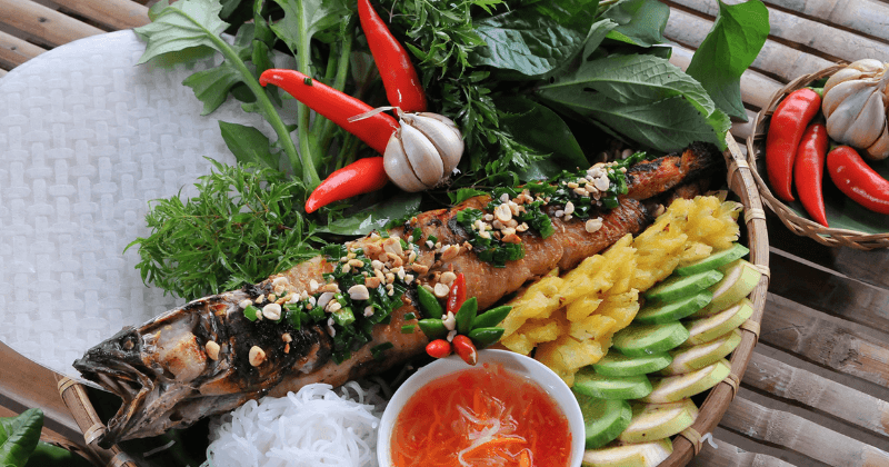 Cá lóc nướng miền Tây
