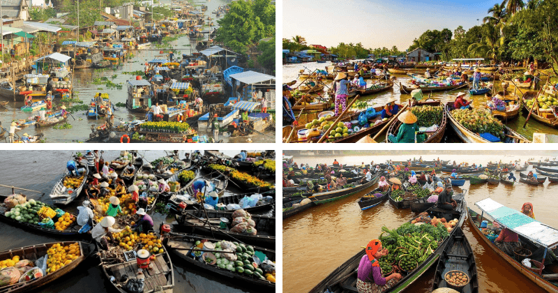 Chợ nổi miền Tây