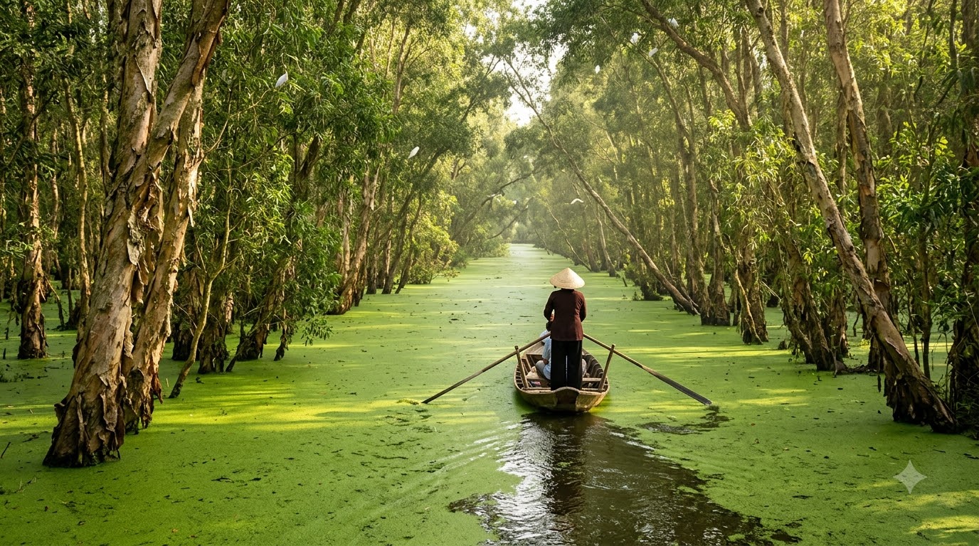 Rừng tràm Trà Sư mùa nào đẹp nhất trong năm?