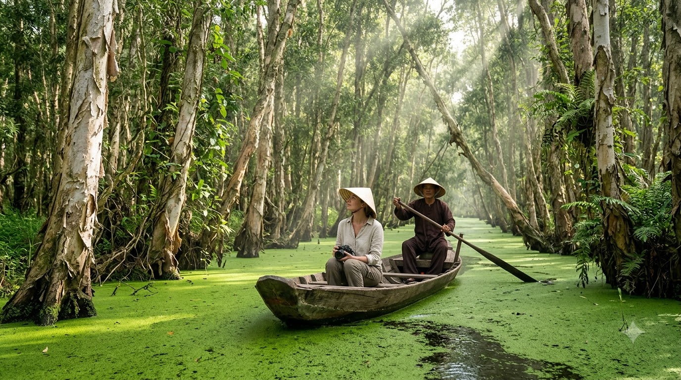 Rừng tràm Trà Sư ở đâu và hướng dẫn cách di chuyển chi tiết
